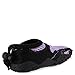 Childrens Kids Wave Water Shoes Pool Beach Aqua Socks (9, Black/Purple)