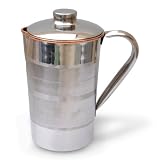 CopperJugwithLidCopperwareIndianDrinkingAccessoriesOutsideStainlessSteel