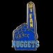 Denver Nuggets #1 Fan Pin