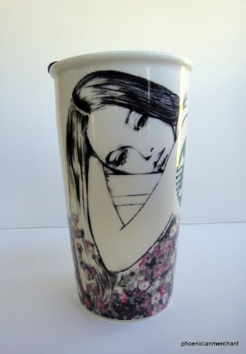 Starbucks Charlotte Ronson Double Wall Ceramic Traveler Limited Edition