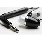 Ear Bud with Play/Stop Controller and Microphone for Apple iPhone (Black)