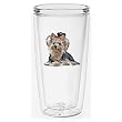 Yorkshire Terrier 16 oz Insulated Beverage Tumbler, Clear