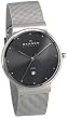 Skagen Classic Mesh Steel Charcoal Mens Watch 355LSSM