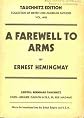 A farewell to arms (Collection of British and American authors)