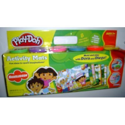 Dora Explorer and Diego Play Doh Activity Mat Playset
