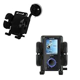 Sandisk Sansa E200 Flexible Car Windshield Holder - Gomadic Brand