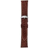Swiss Watches:Swiss Watch International 20 MM Chestnut Genuine Crocodile Strap 20BAB02C