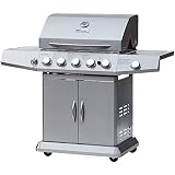 barbecue gaz 5 bruleurs inox