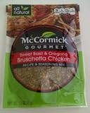 McCormick Gourmet Sweet Basil and Oregano Bruschetta Chicken (Recipe and Seasoning Mix) 1.6oz - Single Bag - Product of Ca... by McCormick Best Price