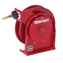 Reelcraft 5635 OLP 3/8-Inch by 35-Feet Spring Driven Hose Reel for Air/Water