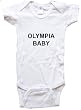 OLYMPIA BABY - City Series - White, Blue or Pink Onesie / Baby T-shirt
