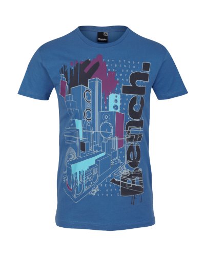 Bench Damen T-Shirt Big City, federal blue, L, BMGA2697_BL148 Preisvergleich