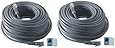 Revo America 100-Feet RJ12 Cable (2-Pack) with Connectors