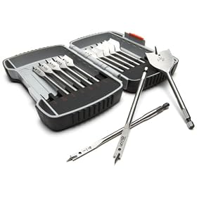 Click here to buy Denali 13-Piece Wood Boring Spade Bit Set by Denali.