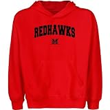 NCAA Miami University RedHawks Youth Red Logo Arch Pullover Hoody