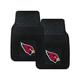 A Set of 2 NFL Universal Fit Front All-Weather Floor Mats - Arizona Cardinals by Fan Mats