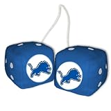 Detroit Lions Plush Fuzzy Dice by Fremont Die