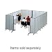 Commercial Edition Portable Partition, Gray, 6' h x 24'1" Open Length (SCXCFSL6013CG) Category: Panels and Partitions