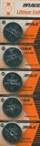 Electronics : 5 x Brave Brand 2450 CR2450 3v Lithium coin flat batteries