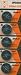 Electronics : 5 x Brave Brand 2450 CR2450 3v Lithium coin flat batteries