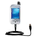 Classic Straight USB Cable for the HTC 6700Q Qwest with Power Hot Sync and Charge capabilities - Gomadic Brand w/ TipExchange Technology