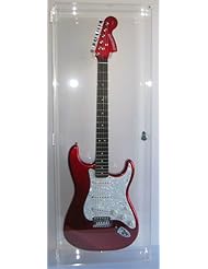 Acrylic Guitar Display Case Rack Hanger Holder Cabinet Shadow Box, with Lock, UV Protection. (AGTAR3)