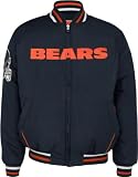 Chicago Bears Full-Zip Reversible Microfiber Varsity Jacket
