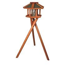 Trixie Pet Products Deluxe Wooden Bird Feeder Gazebo with Stand
