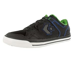 Converse Men's Coolidge Ox Skate Shoe Black, Green, Royal (12)
