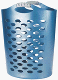 Rubbermaid FG260004AQUAM 1.75 Bushel Hamper