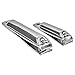 Redesigned and Improved MoxyCut FingerNail Clipper Set of 2 - Stainless Steel - Sharp Cut