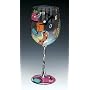 Lolita "Love My Wine" Shopaholic Wine Glass