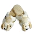 Easy USA - Ladies Dog Slipper, Tan, Cream