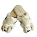 Easy USA - Ladies Dog Slipper, Tan, Cream