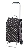 CO.COISM 水玉柄ショッピングキャリーカート ブラウン 74-50358