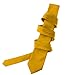 K. Alexander New Mens Solid Color Bright Gold Necktie Neck Tie