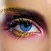 Blue Glimmer Fashion Contact Lenses...90 Day..FREE Lens Storage Case