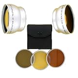 LENS WIDE ANGLE +Telephoto + 3 FILTER KIT 37mm 37 mm