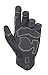 CLC Custom Leathercraft 145XL Tradesman Glove, Black/Grey X-Large