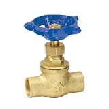 Buy Homewerks 230-4-12-12 No-Lead Stop Valve, Solder x Solder, Brass, 1 2-Inch by Homewerks