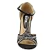Beston GB39 Women's T-Strap Ankle Stiletto Heels About Half Size Large
