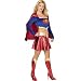 Secret Wishes Supergirl Costume, Red/Blue, Small (2/6)
