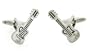 Fun electric guitar music cufflinks with presentation box