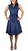 Peach Couture Vintage Button Up Work Dress Shift Dress Fabric Belt 100% Cotton