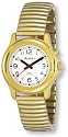 Avalon Mens EZC Low Vision One Button Talking Watch, Gold-Tone Flex # 2608-1B