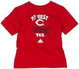 MLB Unisex Infant/Toddler Cincinnati Reds The Other First Short Sleeve Tee, Red, Small (2T)