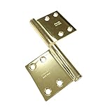 クマモト ステンレスフラッグヒンジ 2.0×102×89 左右兼用 金色 K-57-304