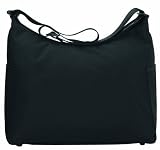 Oi-Oi 455623 - Wickeltasche Hobo black with fuchsia pink