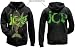 Insane Clown Posse - Glow In The Dark Wraith Guys Hoodie In Black
