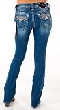 41JaYeHBlHL. SL160  Miss Me Jeans Chained Rhinestone Cut Out Boot Cut Jeans